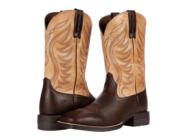 Ariat Amos (Bareley /Tracker Tan) Cowboy Boots Product Image