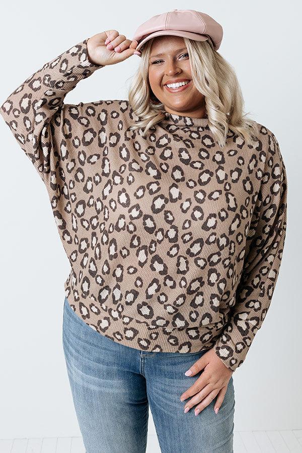 Sneak Away Leopard Shift Top Curves Product Image