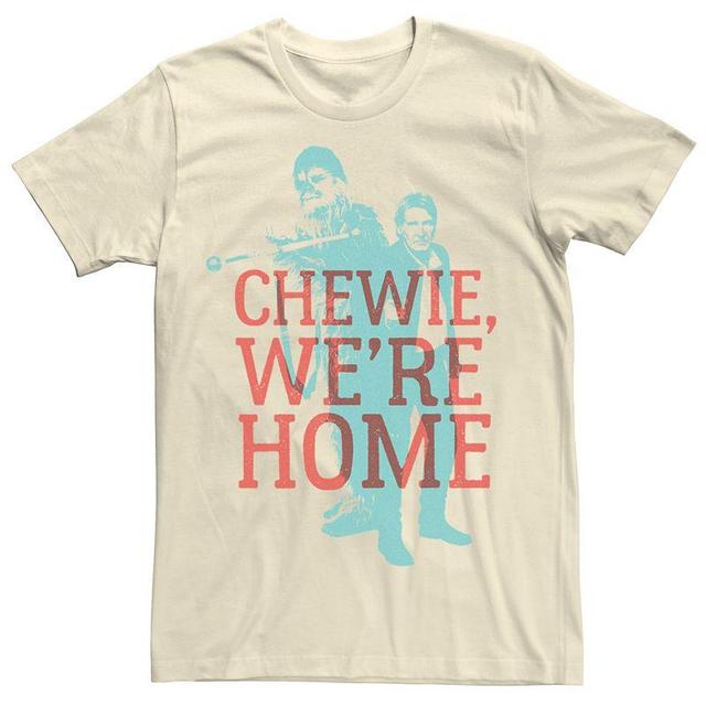 Mens Star Wars Chewie Han Solo Were Home Overlay Tee Product Image