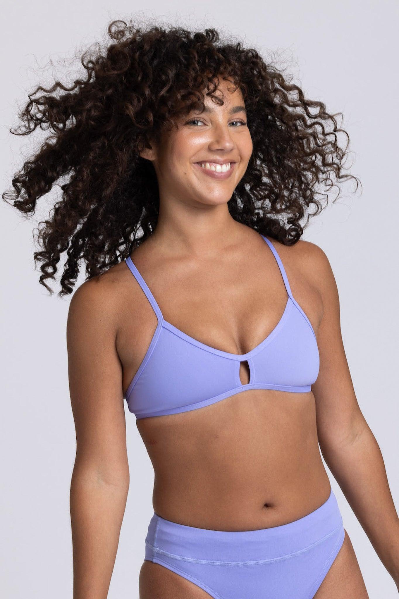 Vent Bikini Top - Lavender Female Product Image