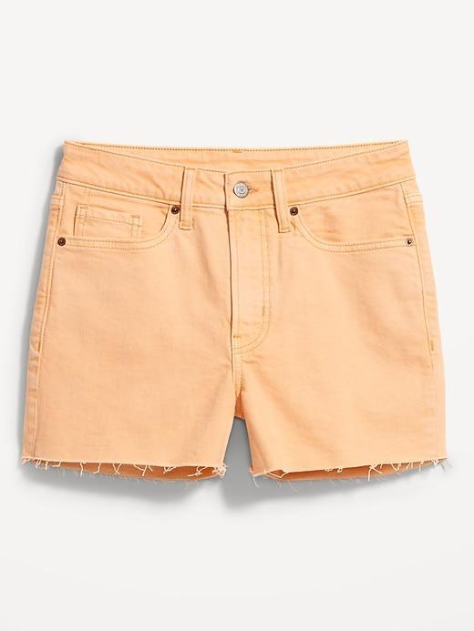 High-Waisted OG Jean Shorts -- 3-inch inseam Product Image