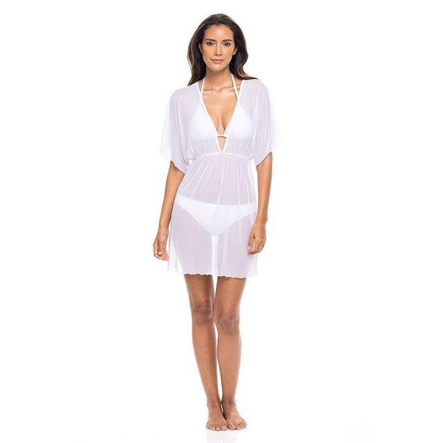 Womens Jordan Taylor Power Mesh Dolman Swim Cover-Up Tunic Product Image