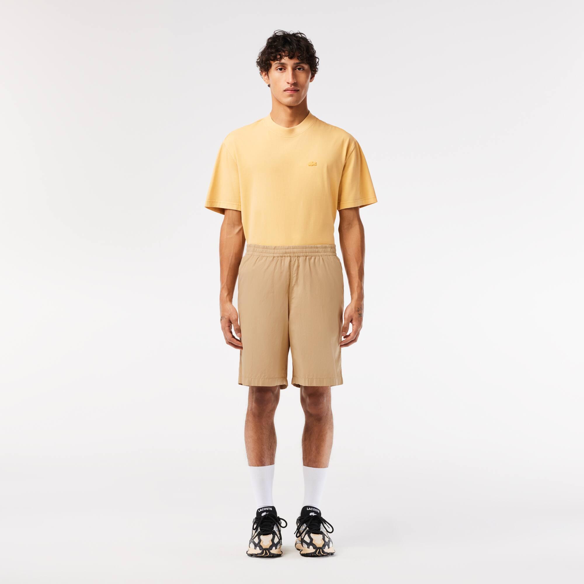 Relaxed Fit Washed Effect Bermuda Shorts Product Image