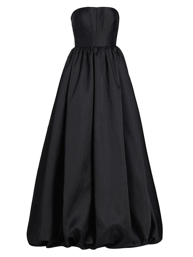 Womens Vieda Strapless Bubble-Hem Gown Product Image