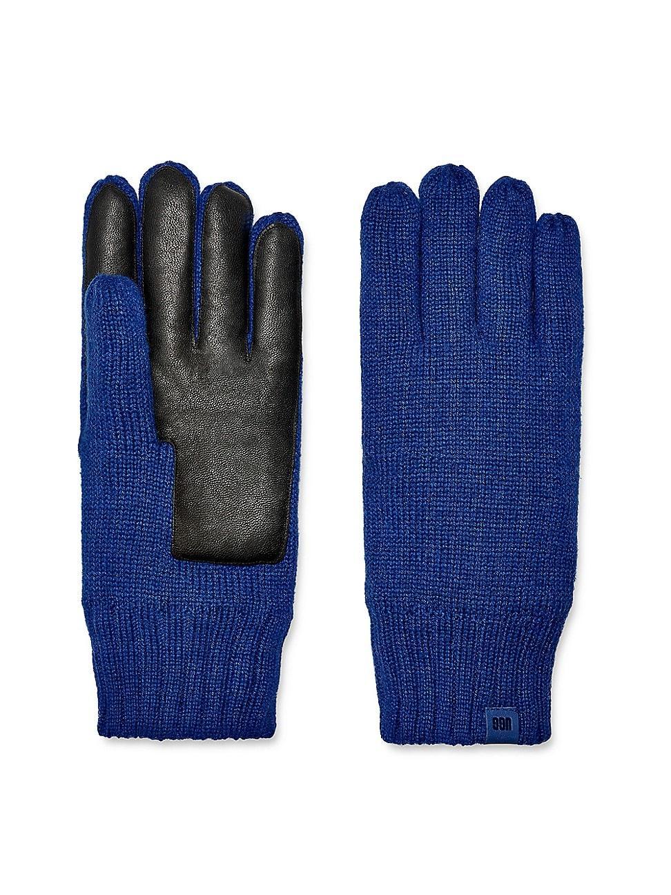 Mens M Knit Leather-Palm Gloves Product Image