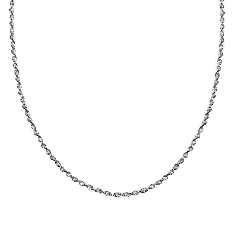 PRIMROSE Sterling Silver Butterfly Chain, Womens Grey Product Image