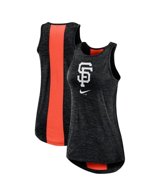 Womens Nike Black San Francisco Giants Right Mix High Neck Tank Top Product Image