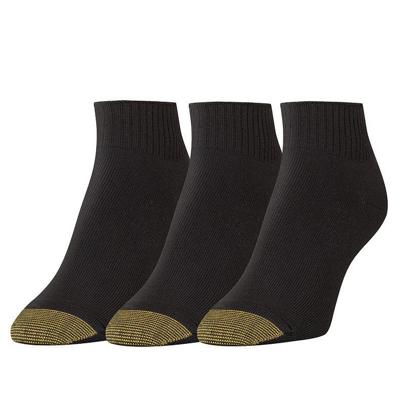 GOLDTOE 3-pk. Ribbed Quarter Socks - Women, Womens Product Image