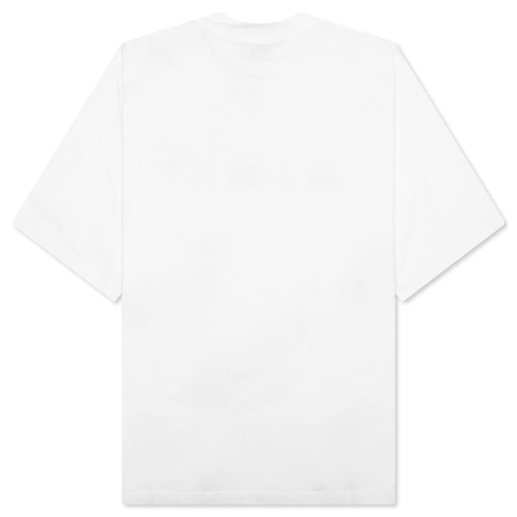 The Wrinkled Logo T-Shirt - Lily White Male Product Image