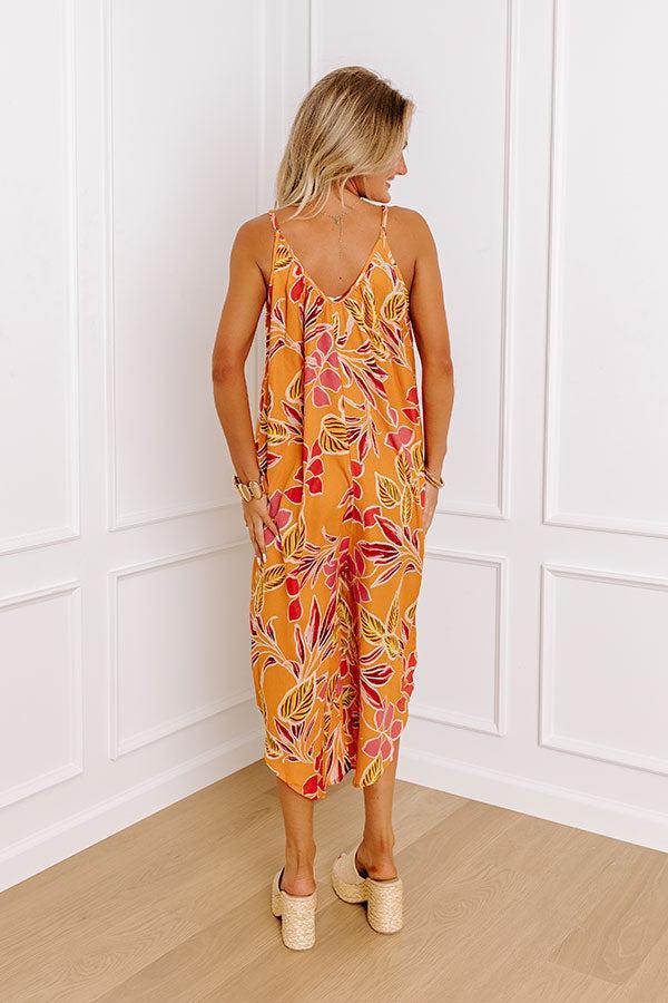 Vacay State Of Mind Jumpsuit in Orange Product Image