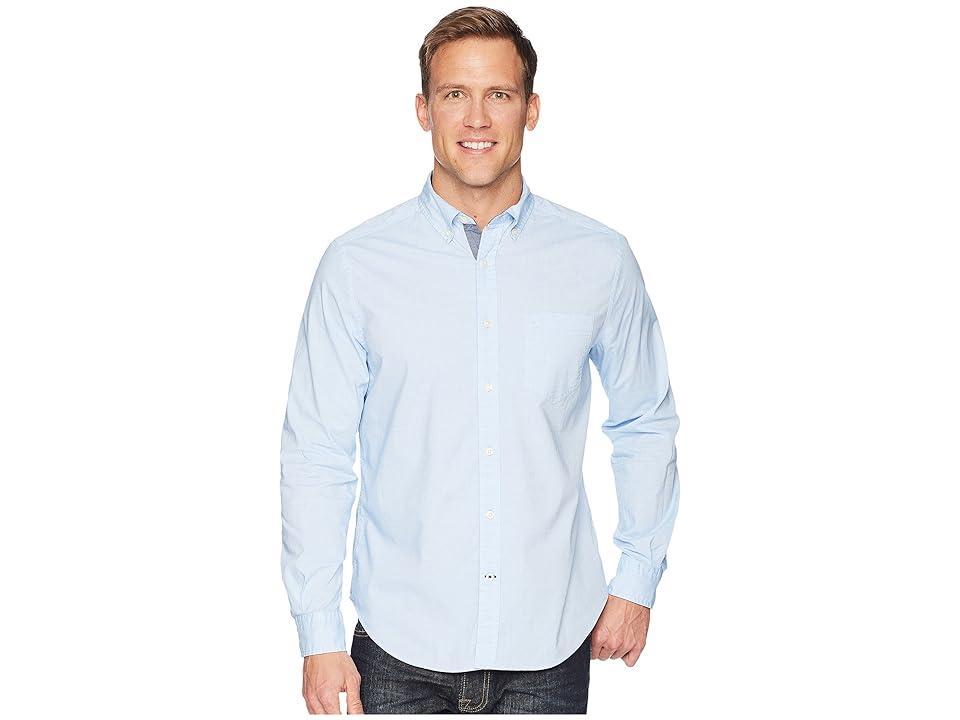 Nautica Mens Classic-Fit Stretch Solid Oxford Button-Down Shirt Product Image