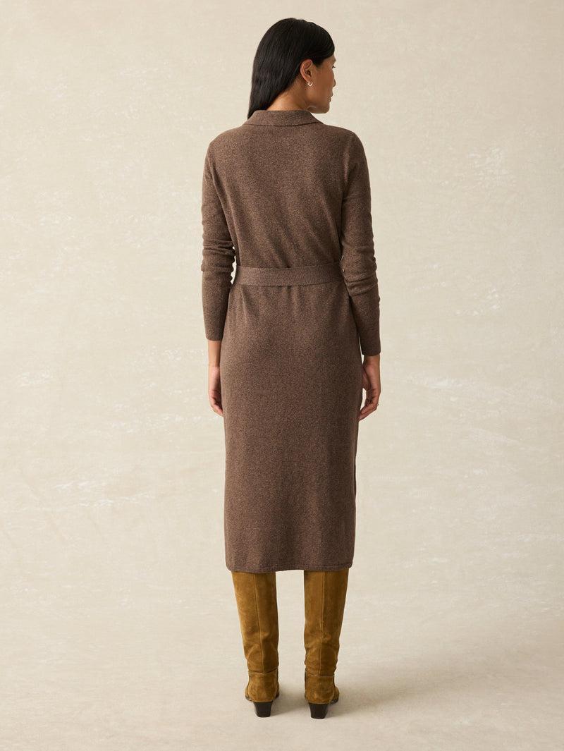 Jackson Sweater Dress - Mocha Heather Product Image