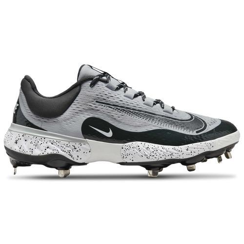 Nike Mens Nike Alpha Huarache Elite 4 Low - Mens Baseball Shoes Dk Smoke Grey/Wolf Grey/White Product Image