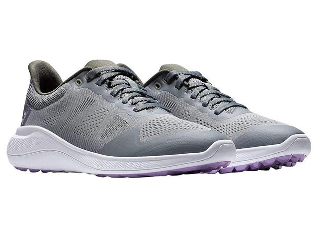 FootJoy FJ Flex Golf Shoes - Previous Season Style (Grey) Women's Shoes Product Image