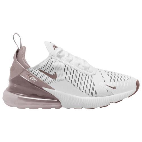 Nike Womens Nike Air Max 270 - Womens Running Shoes White/Pink Product Image