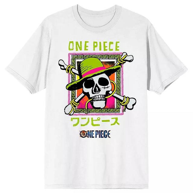 Mens One Piece Live Action Straw Short Sleeve Graphic Tee Product Image