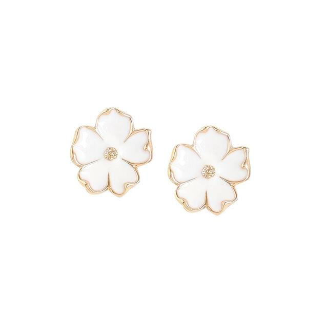 Sohi Womens Flower Stud Earrings Product Image