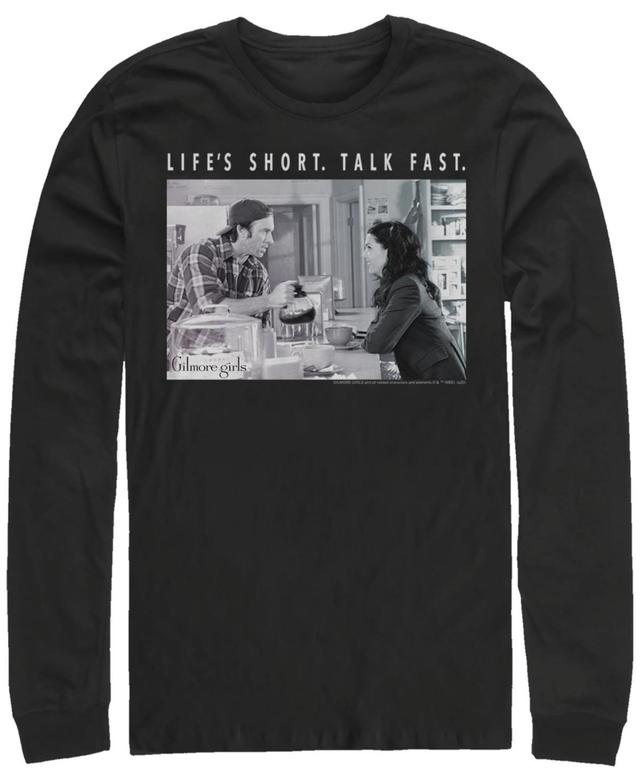 Mens Gilmore Girls Tv Diner Photobox Long Sleeve Crew T-shirt Product Image