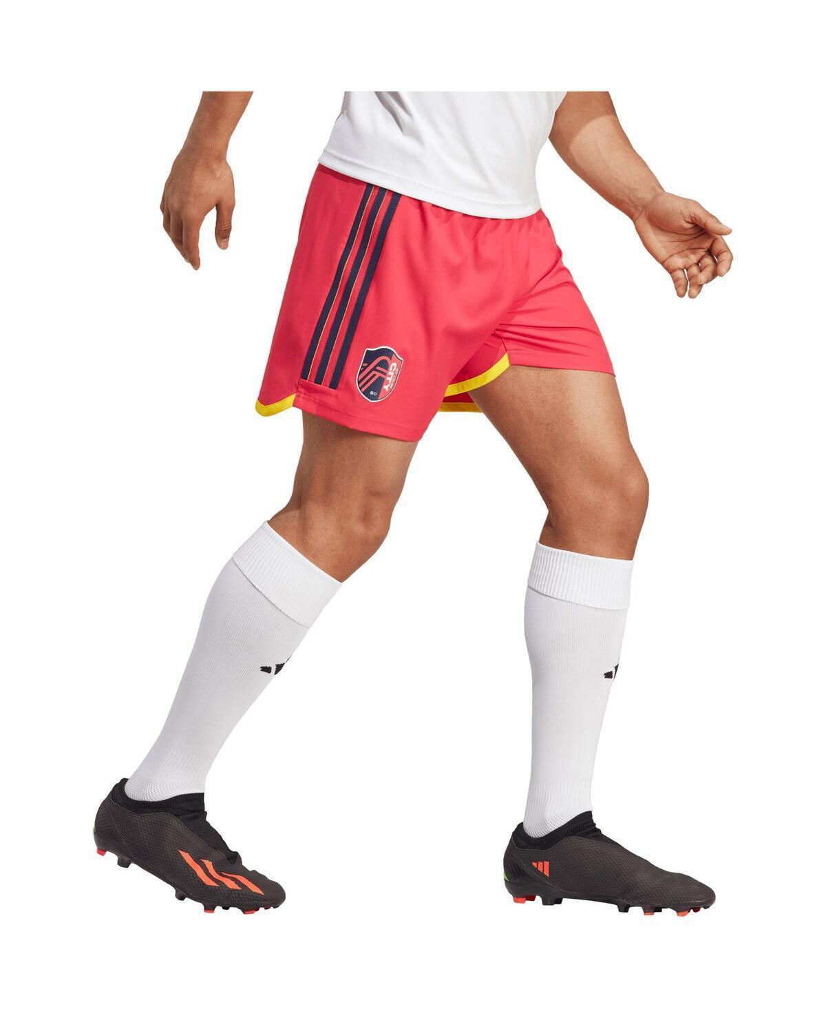 Mens adidas Red St. Louis City SC 2023 Away AEROREADY Authentic Shorts Product Image