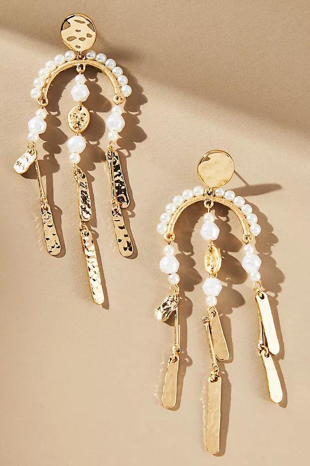 Western Pearl Drip Earrings Product Image