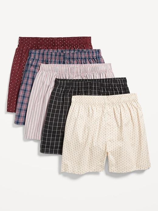 5-Pack Poplin Boxer Shorts Product Image