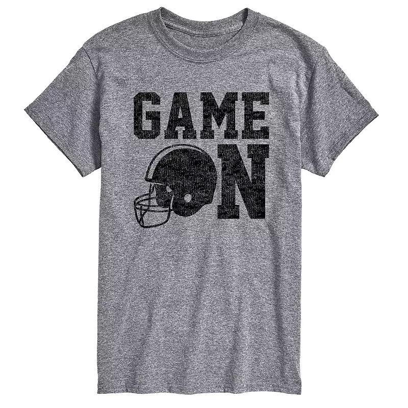 Mens Game On Tee Athletic Grey Product Image