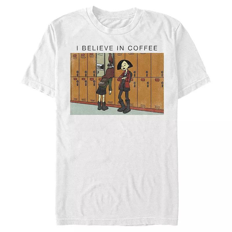 Mens Daria I Believe In Coffee Graphic Tee Product Image