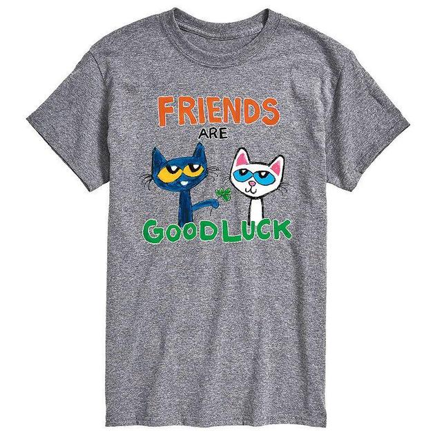 Mens Pete The Cat Friends Are Good Luck Tee Product Image