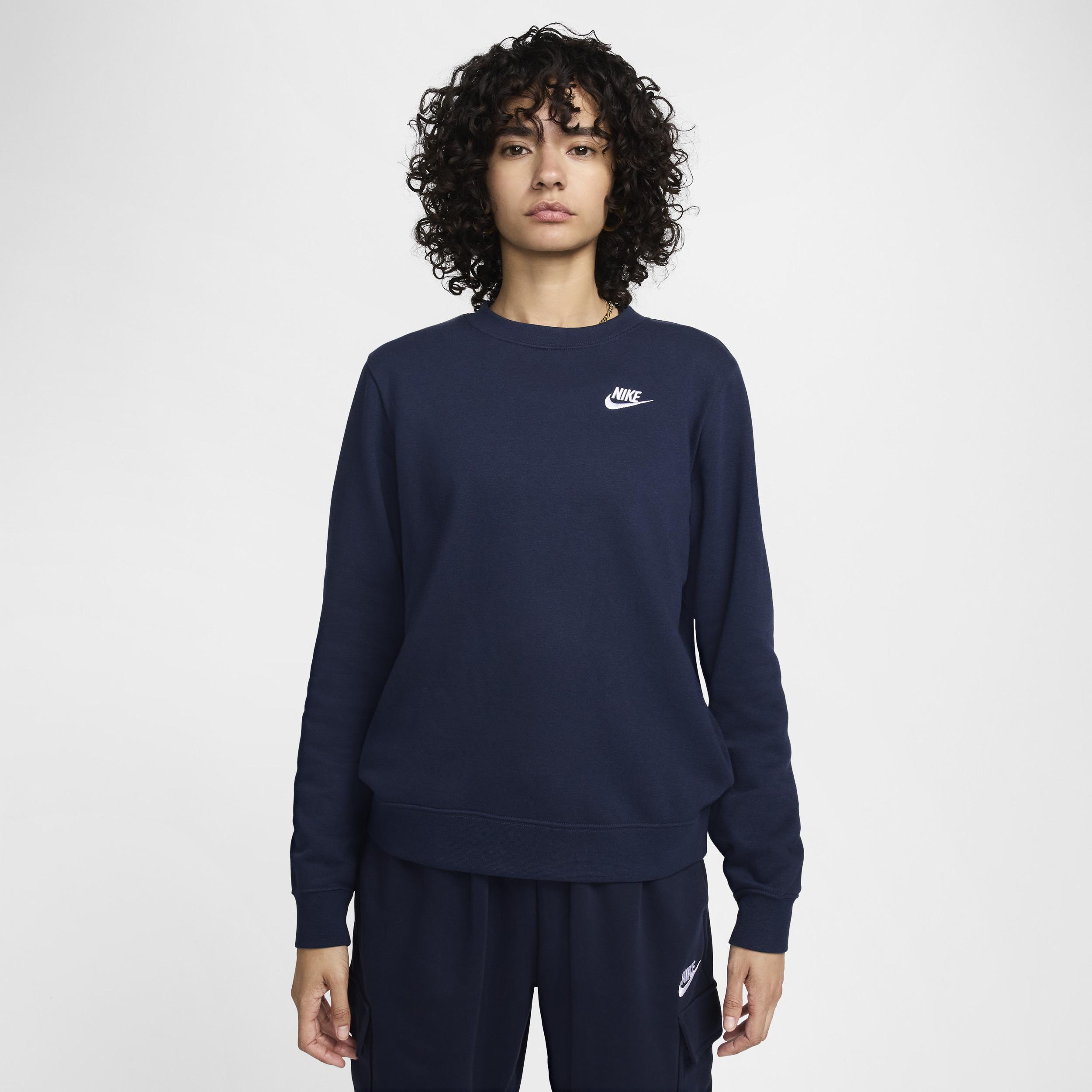 Womens Nike Sportswear Club Fleece Crew-Neck Sweatshirt Product Image