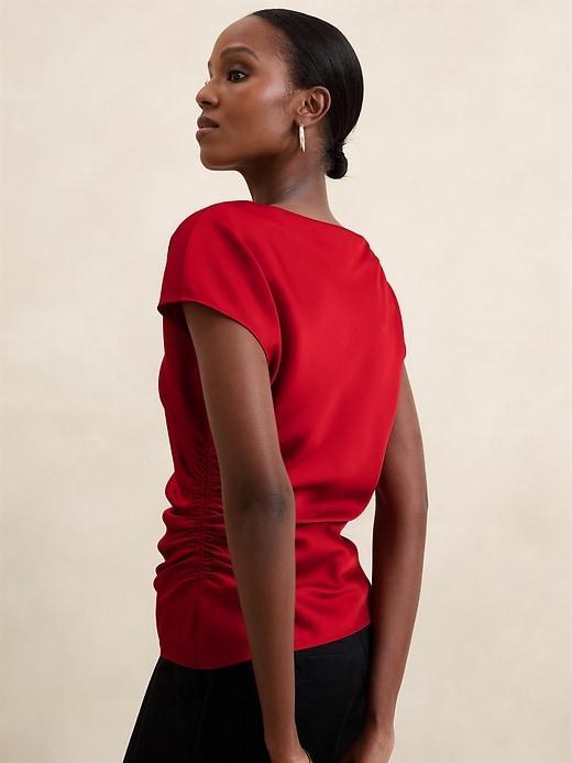 Side-Shirred Blouse Product Image