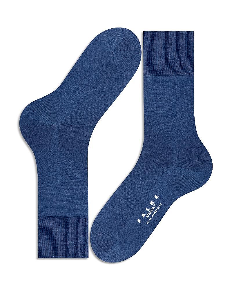 Falke Merino Airport Crew Socks with Cotton Lining (Nutmeg Melange) Men's Low Cut Socks Shoes Product Image