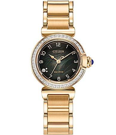 Citizen Womens L Mae Analog Gold Tone Stainless Steel Bracelet Watch Product Image