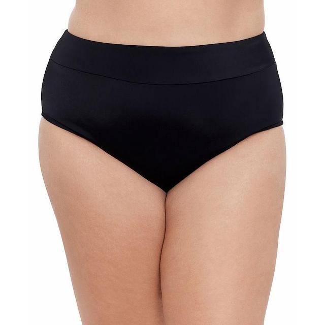 Plus Size Bal Harbour Tummy Control Swim Brief Bottoms, Womens Product Image