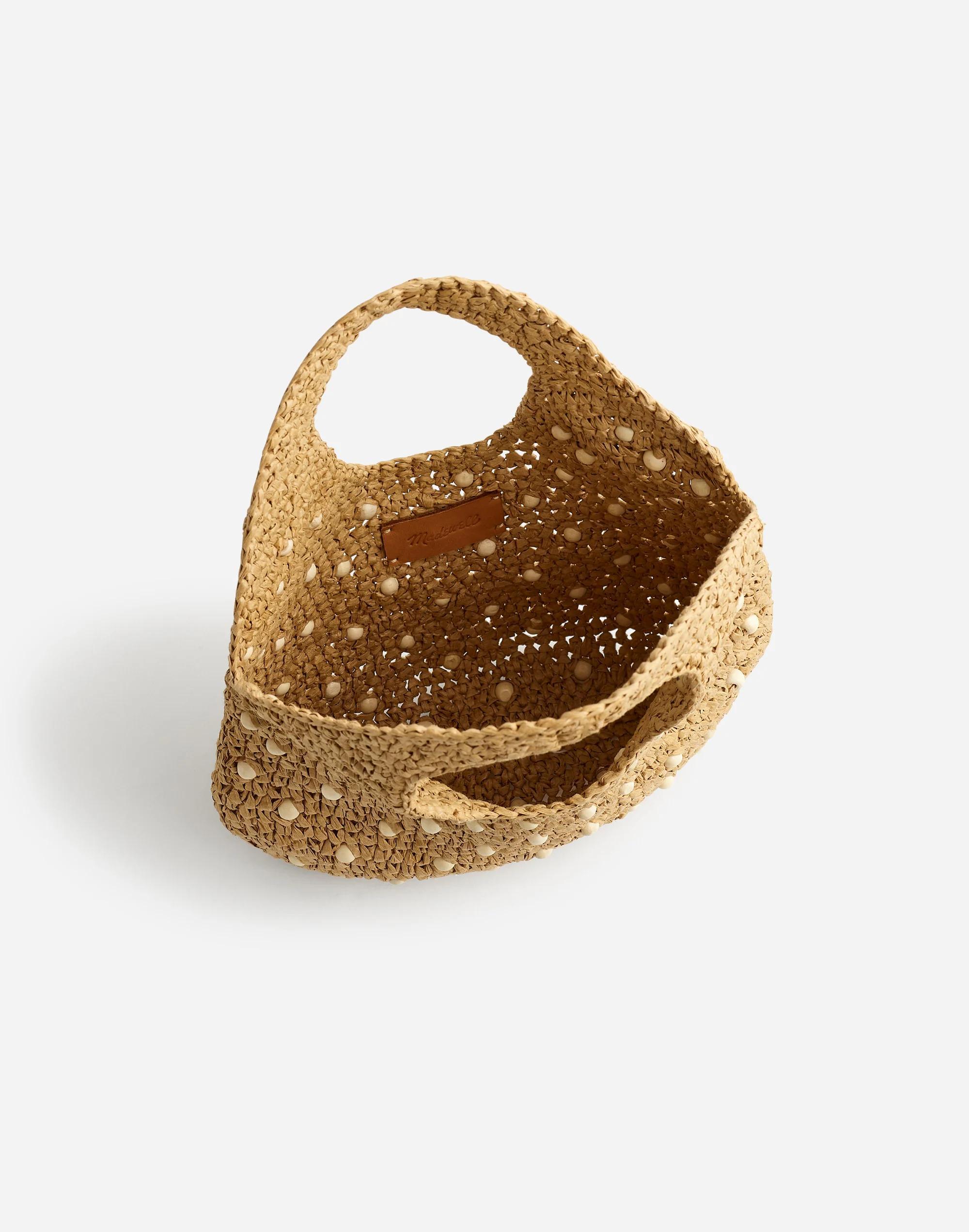 The Micro Bag in Embellished Straw Product Image