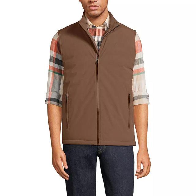 Mens Lands End Commuter Refined Non-Quilted Vest Product Image