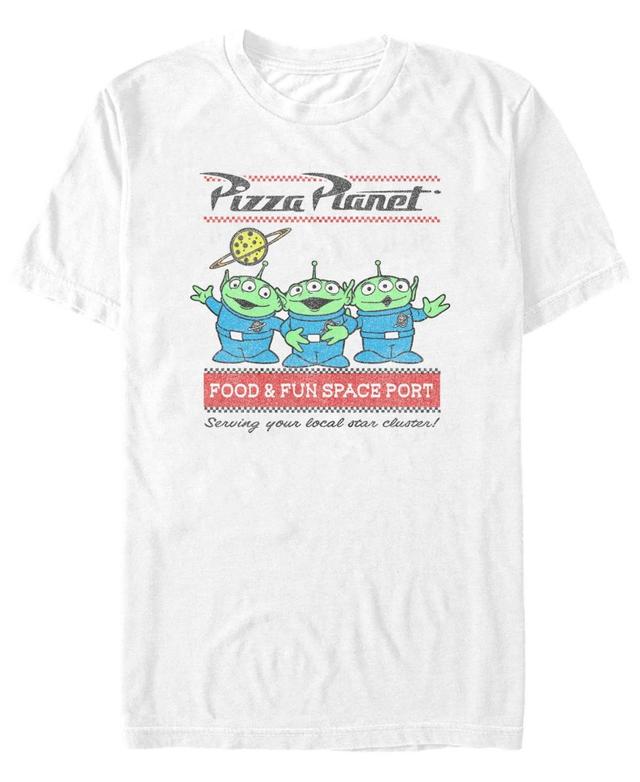 Fifth Sun Mens Pizza Planet Surf Short Sleeve Crew T-shirt Product Image