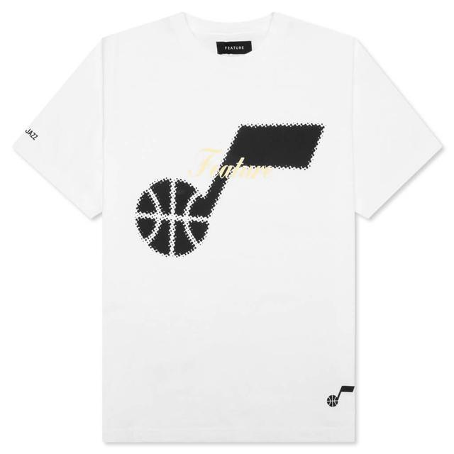 NBA Utah Jazz Simply Jazz Tee - White Male Product Image