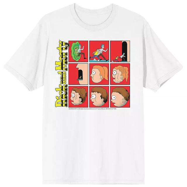 Mens Rick & Morty Panel Sequence T-Shirt Product Image