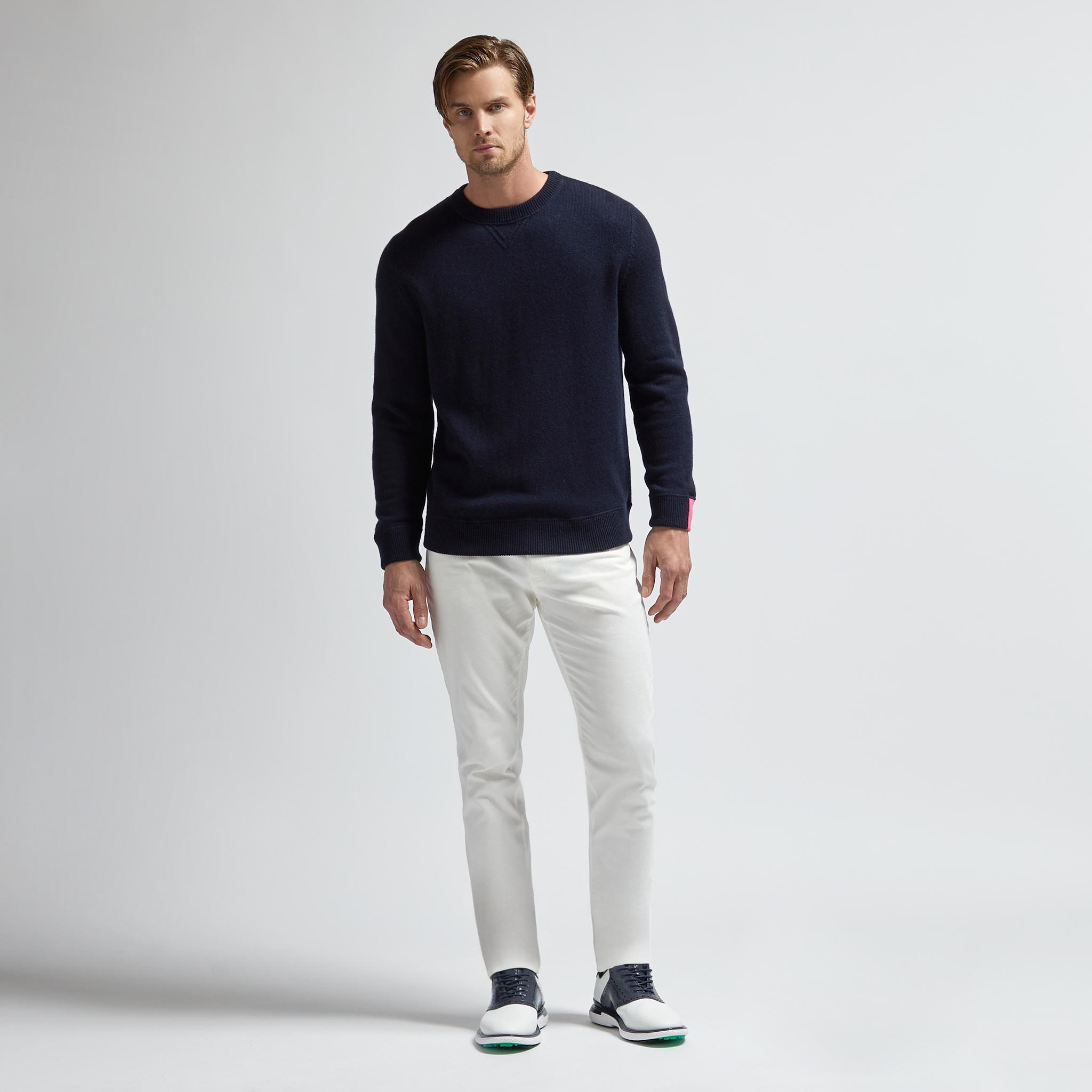 FRESH TAKE ON THE CASHMERE CREWNECK SWEATER Product Image