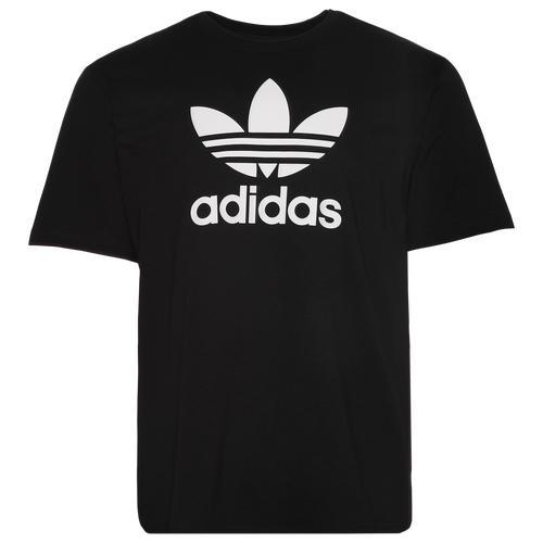 adidas Originals Mens adidas Originals Trefoil T-Shirt - Mens Black/White Product Image