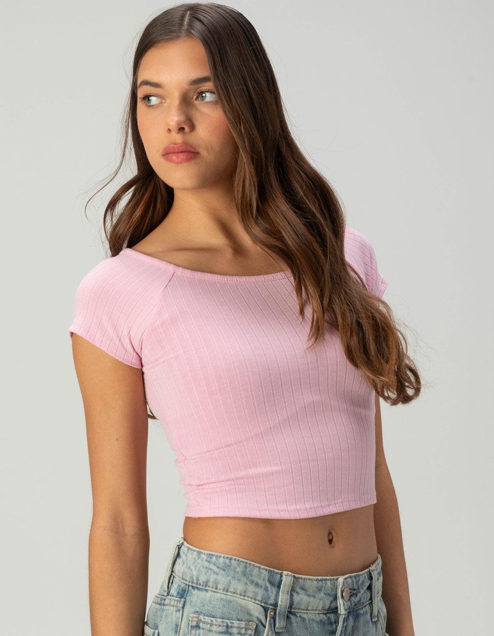 TILLYS Boat Neck Womens Tee Product Image