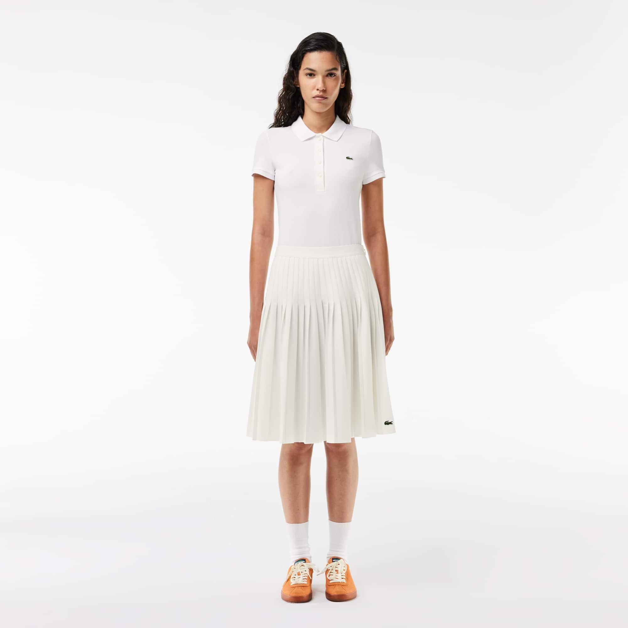 Women's Pleated Twill Skirt Product Image