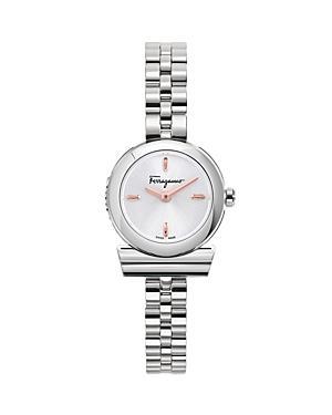 Salvatore Ferragamo Womens Swiss Gancini Stainless Steel Bracelet Watch 23mm Product Image