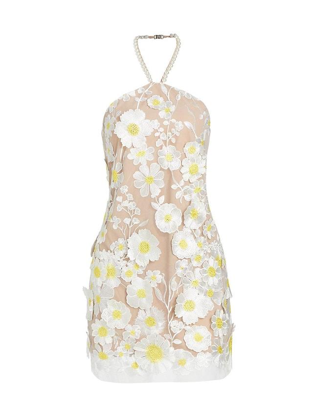 Womens Callista Floral Appliqu A-Line Dress Product Image