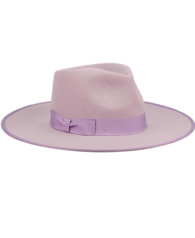 Angela & William Womens Wide Brim Felt Rancher Fedora Hat Product Image