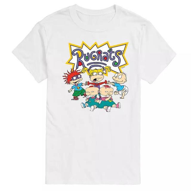 Mens Rugrats Group Shot Graphic Tee Blue Product Image