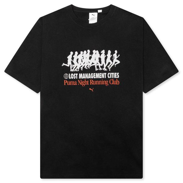 Puma x LMC Graphic Tee - Black Male Product Image