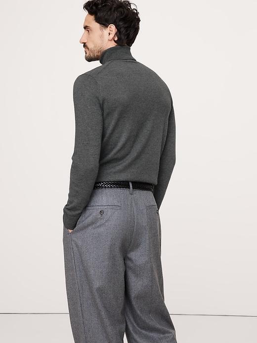 Italian Merino Turtleneck Sweater Product Image