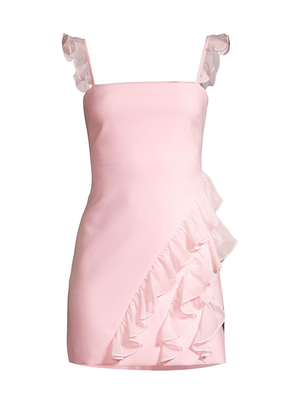 Womens Sedillo Ruffled Minidress Product Image