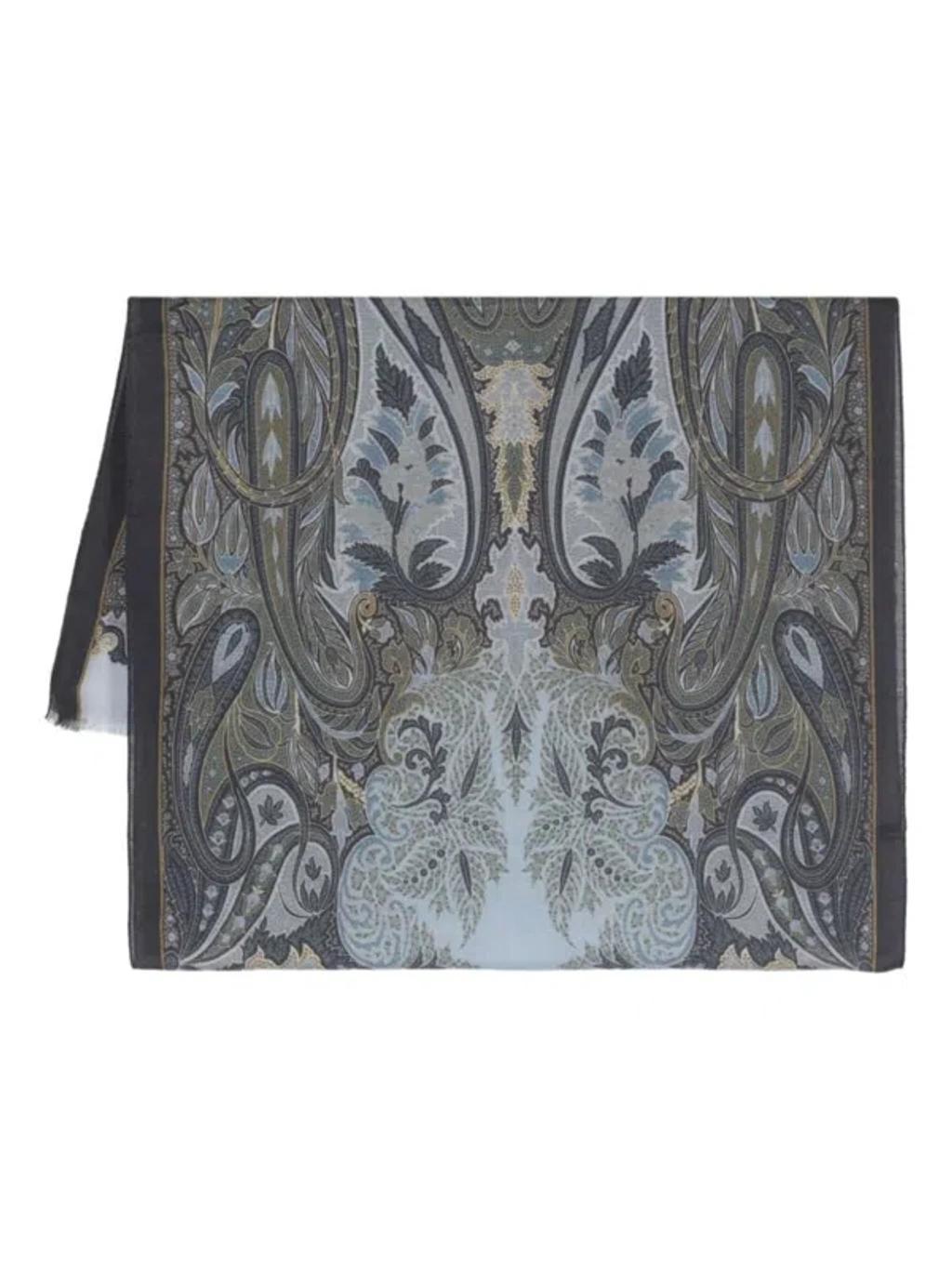 ETRO Scarf In Stampa F.do Azzurro Product Image